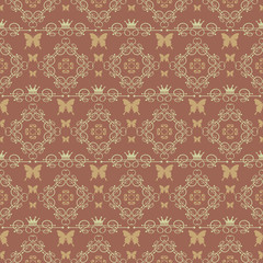 Retro seamless pattern