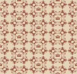 Vintage seamless pattern