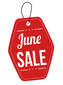 June Sale Label Or Price Tag