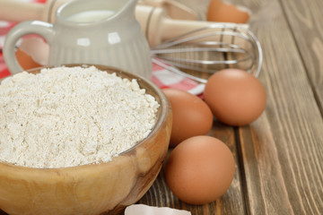 Ingredients for baking