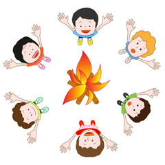 キャンプファイヤー