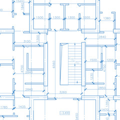 White architecture plan