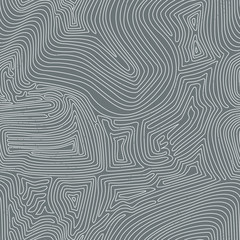 Seamless grey background made of abstract curved lines