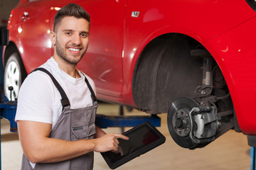 Car Brakes Inspection