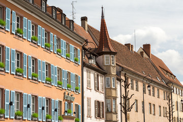 Fototapeta premium Façade et vieille ville de Colmar