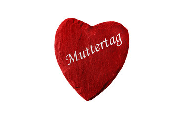 Muttertag rotes Herz