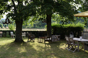 Obraz premium jardins aveyron séverac le chateau