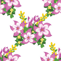 Seamless floral background