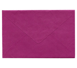 Pink envelope isolated - obrazy, fototapety, plakaty