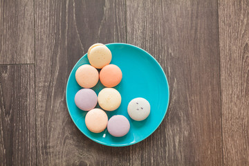 Beautiful Multicolored Macarons