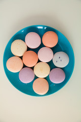 Beautiful Multicolored Macarons