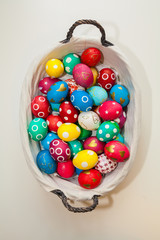 Eggs in Easter Basket