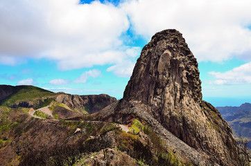 Picturesque rock Roque de Agando