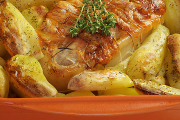 rôti de veau et pommes de terre 19042015