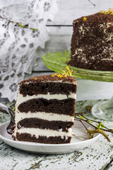 bird-cherry cake flour