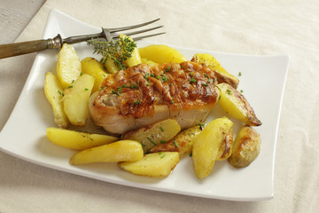 rôti de veau et pommes de terre 19042015 © ALF photo