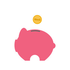 piggy with currency