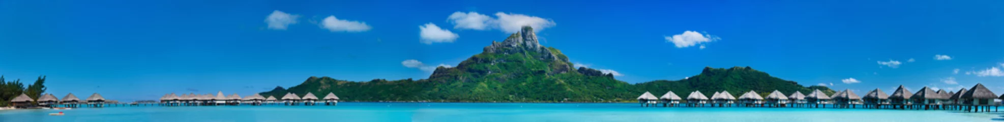 Wandaufkleber Bora Bora, Französisch-Polynesien Bora Bora-Panorama