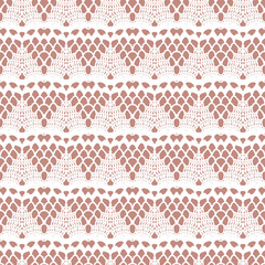 Lace white seamless mesh pattern.