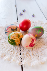 Colorful Easter eggs