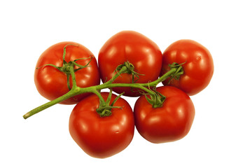 Juicy red vine ripe Tomatoes