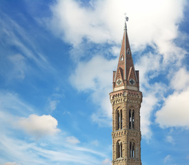Fototapeta na wymiar Badia Fiorentina steeple