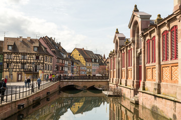 Naklejka premium Canal de Colmar