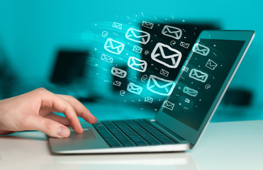 Concept of sending e-mails