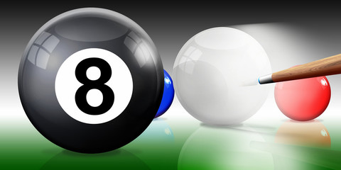 Billardkugeln,Billard, Snooker mit Kö