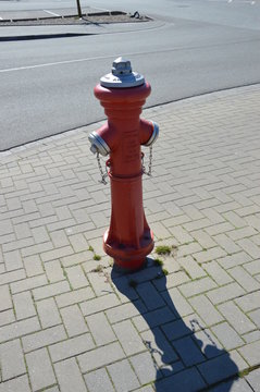 Hydrant am Parkplatz