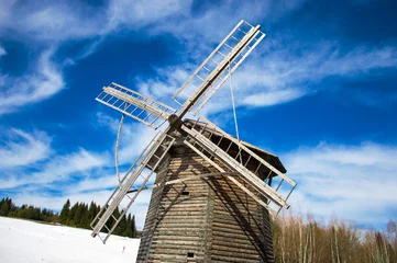 Photo sur Plexiglas Moulins Ветряная мельница