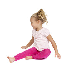 Portrait of a pretty liitle girl