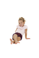 Portrait of a pretty liitle girl