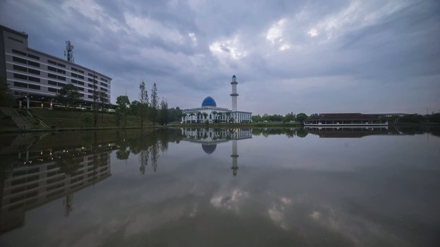 Sunrise At UNITEN Mosque, Malaysia