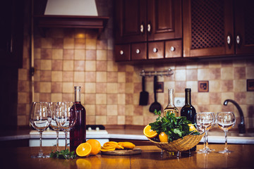 Wine bottles