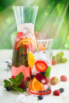 Fruit and berry punch