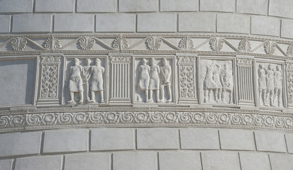 Roman monument in Adamclisi,  Constanta county - Romania