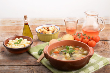 SOUP WITH POTATO DUMPLINGS