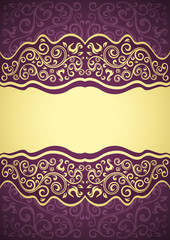 Vintage floral background