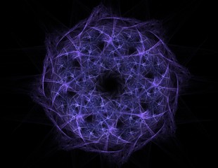 Elementary Particles series. Interplay of abstract fractal forms