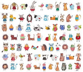 Mega collection of cartoon pets - 81822732