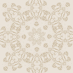 Abstract ornamental background. Vector art