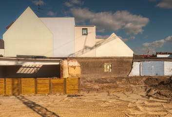 Häuserfassade – Form - Querschnitt