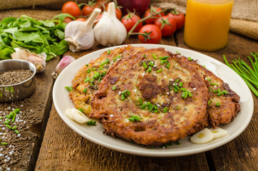 Fried potato pancakes