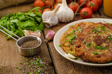 Fried potato pancakes
