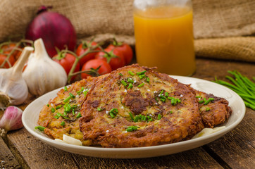 Fried potato pancakes