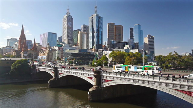 Downtown Melbourne, Australia