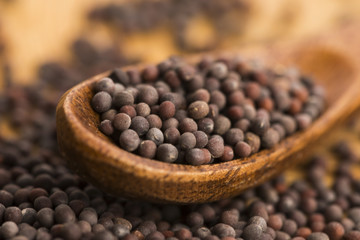 Brown mustard seeds