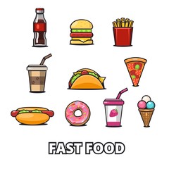 Fast food icons 2