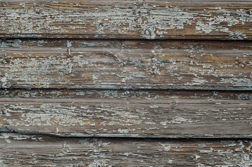 Old painted ragged wooden wall background